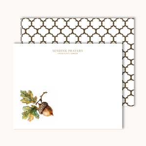 Acorn Name Notecards