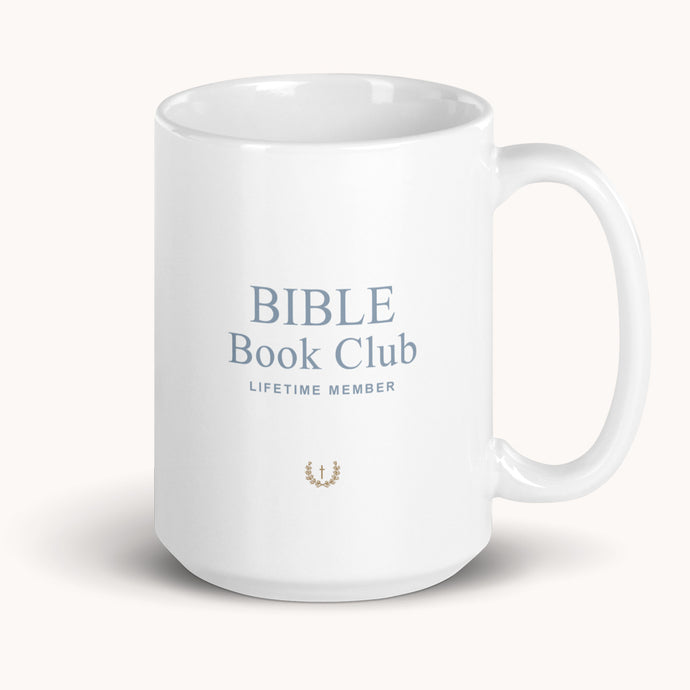 Bible Book Club Mug Chambray