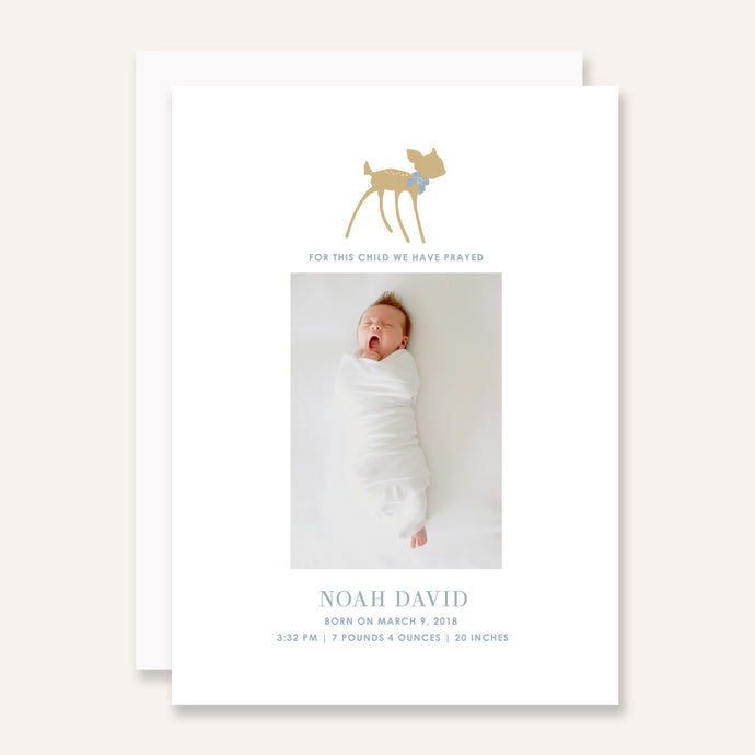 Baby Deer Blue