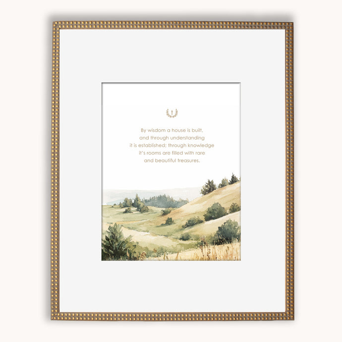 Fall Scripturescape Art Print