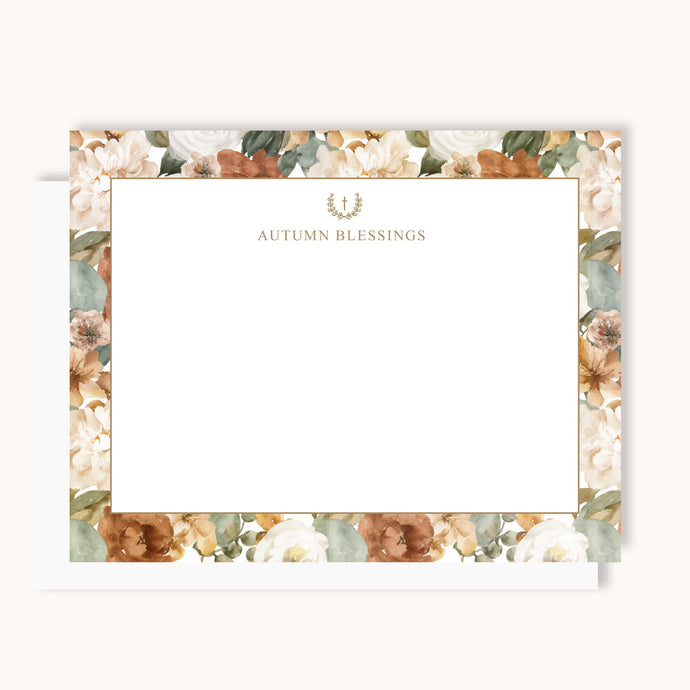 Autumn Blessing Florals Note Set