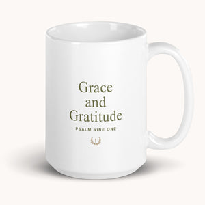 Grace and Gratitude Mug Moss