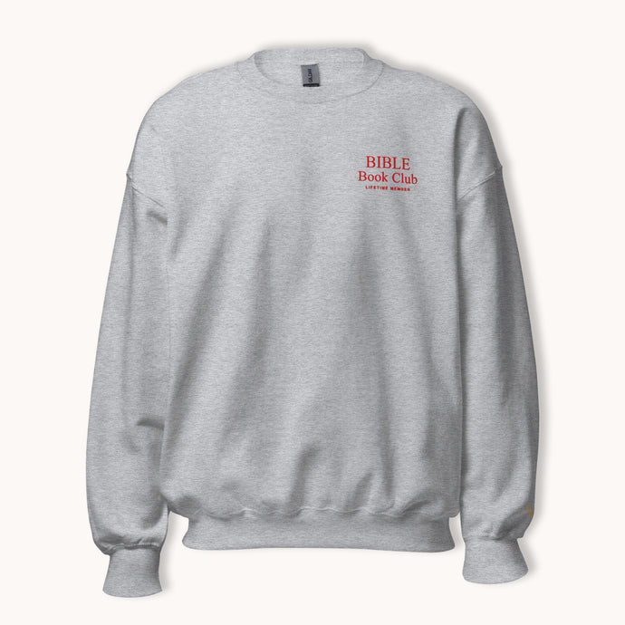 Embroidered BBC Crew Cranberry/Gray