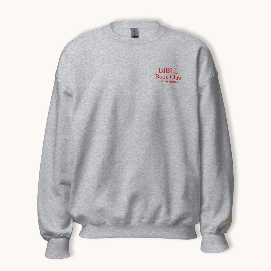 Embroidered BBC Crew Cranberry/Gray