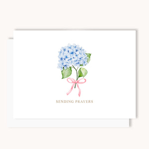 Hydrangea Prayer Note Set