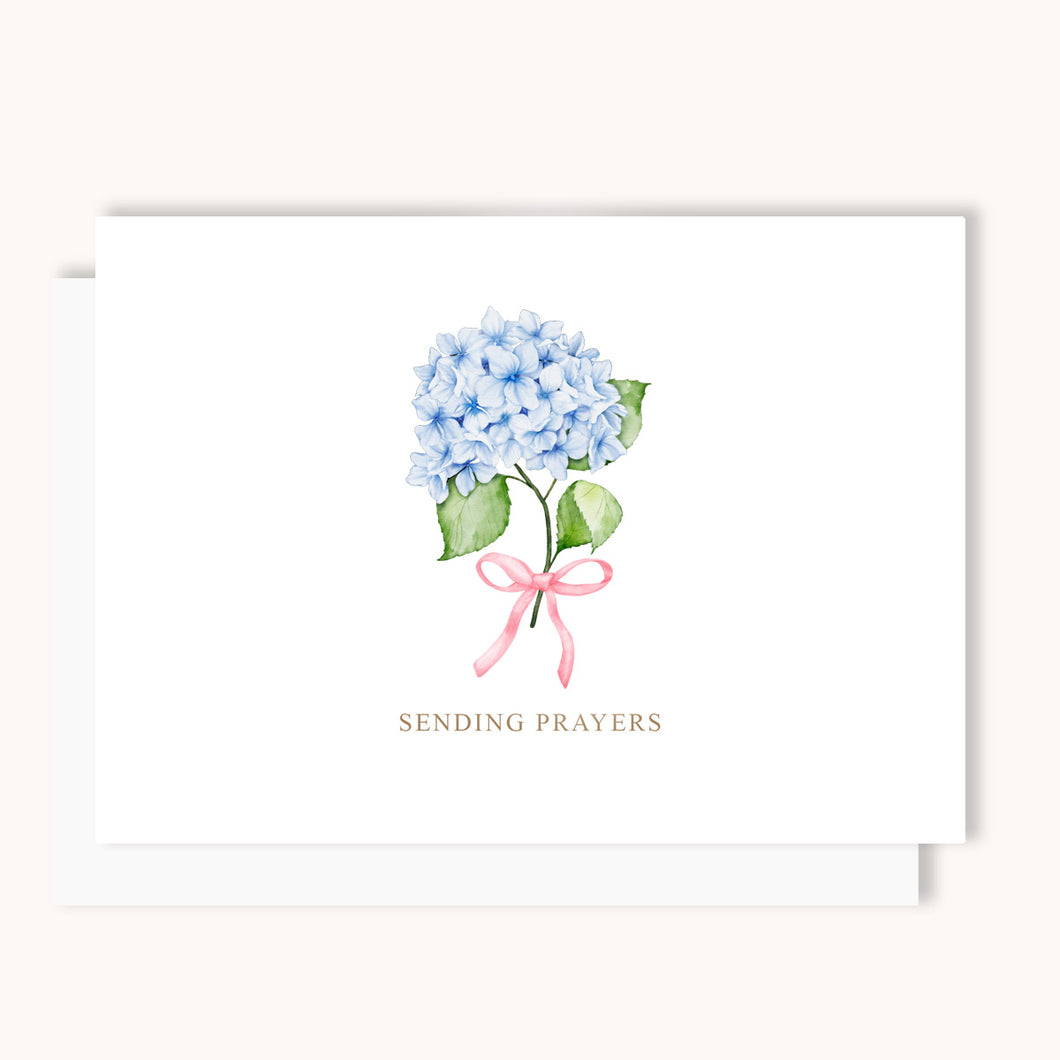 Hydrangea Prayer Note Set