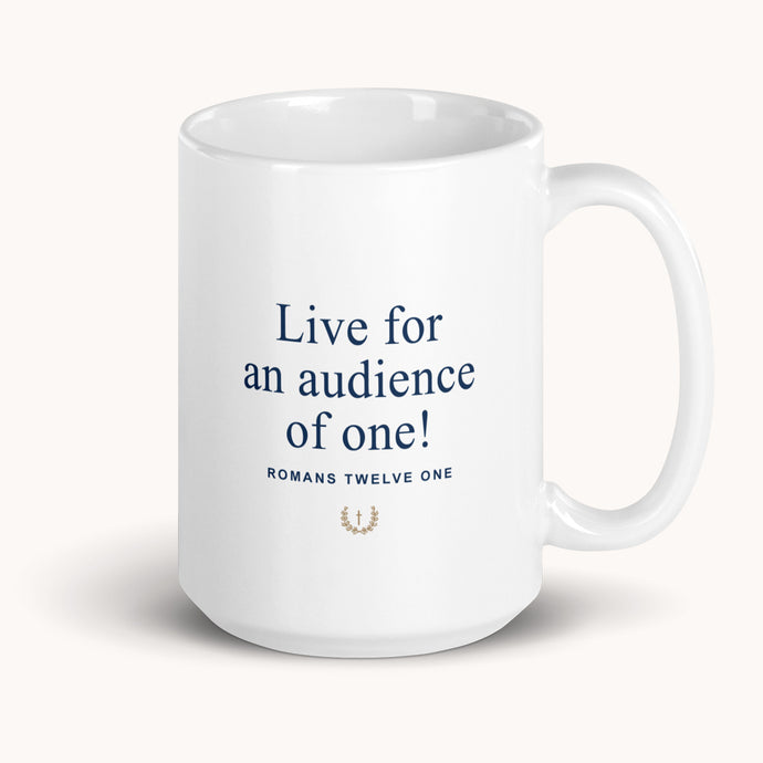 Live For One Mug Navy