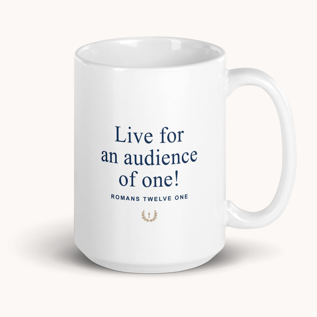 Live For One Mug Navy