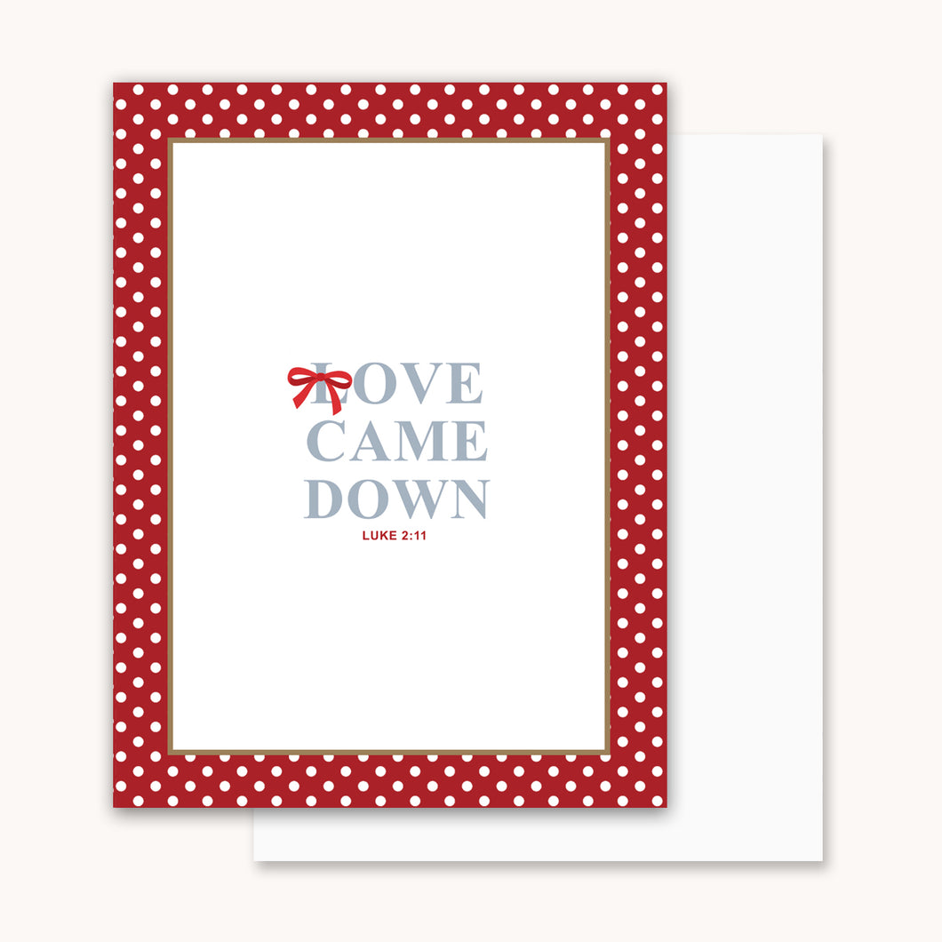 Love Came Down Cards