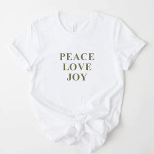 Peace Love Joy T-shirt