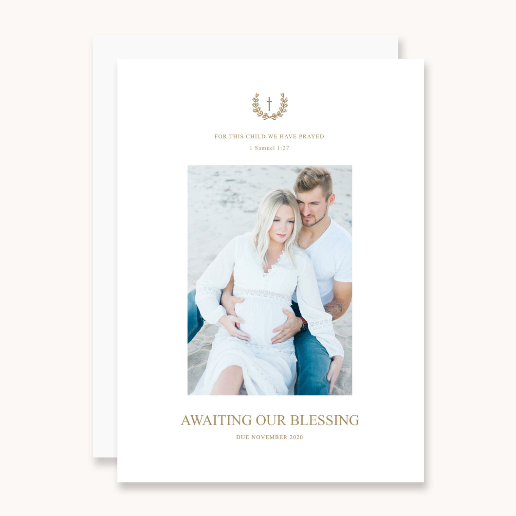 Signature Pregnancy Announcement