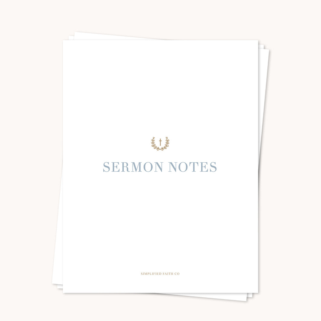 QTB Sermon Notes Page Pack