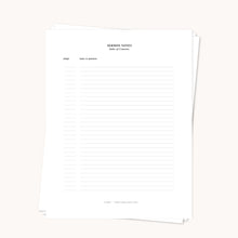 QTB Sermon Notes Page Pack