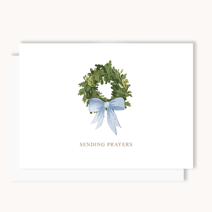 Spring Wreath Prayer Note Set