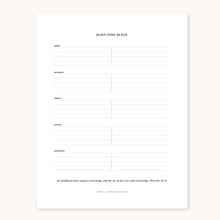 Quiet Time Legacy Kit