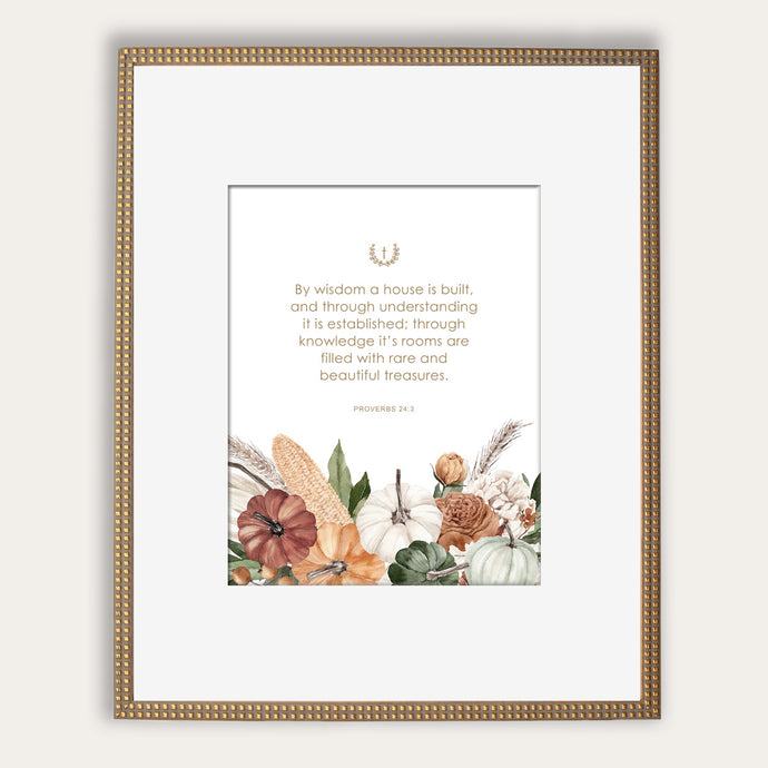 Fall Floral Art Print