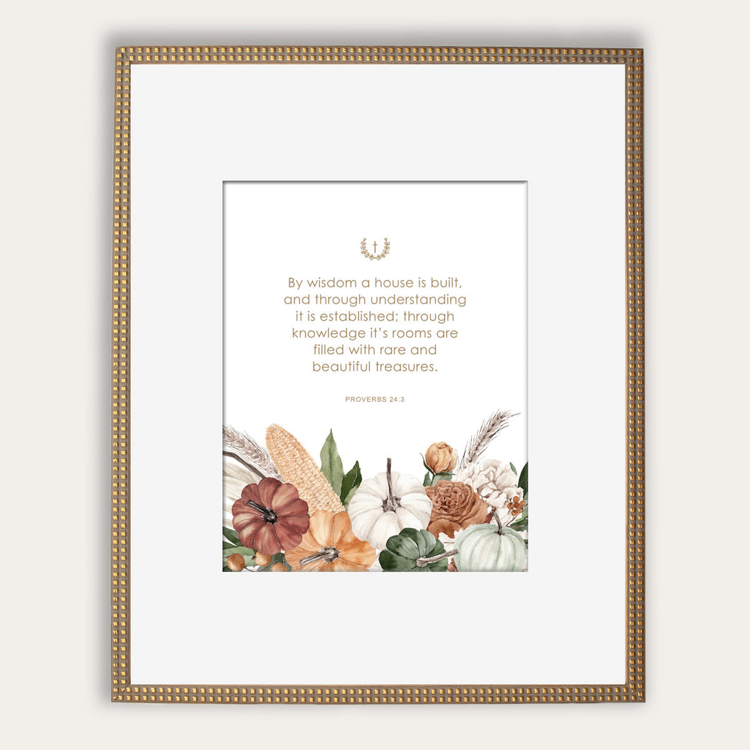Fall Floral Art Print