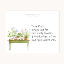 Garden Table Name Notecards